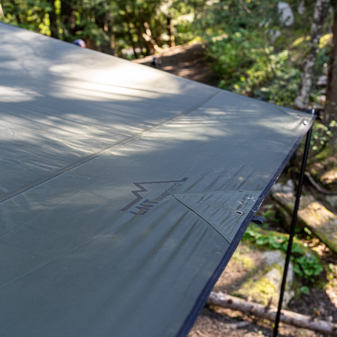 LNT Overland is on top of the ES Awning Tarp and double layered for durability